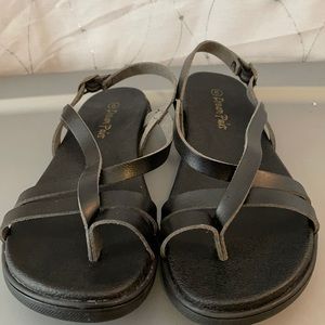 Black strappy dream pairs sandals